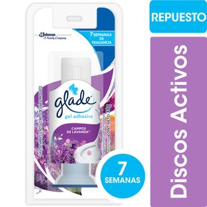 Glade disco adhesivo campos lavanda respuesto 36ml