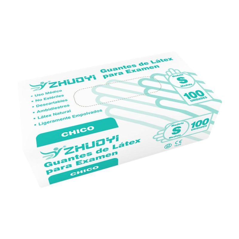 ZHUOYI-Guantes-examen-latex-chico--100-unidades-