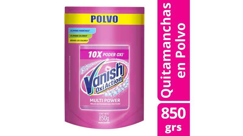 Quitamanchas polvo pink doypack 850 gr