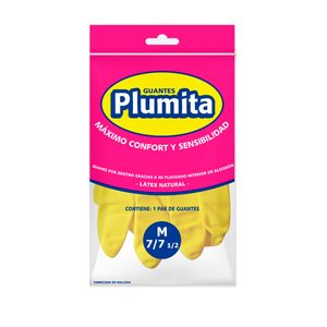 Guante domestico latex amarillo m