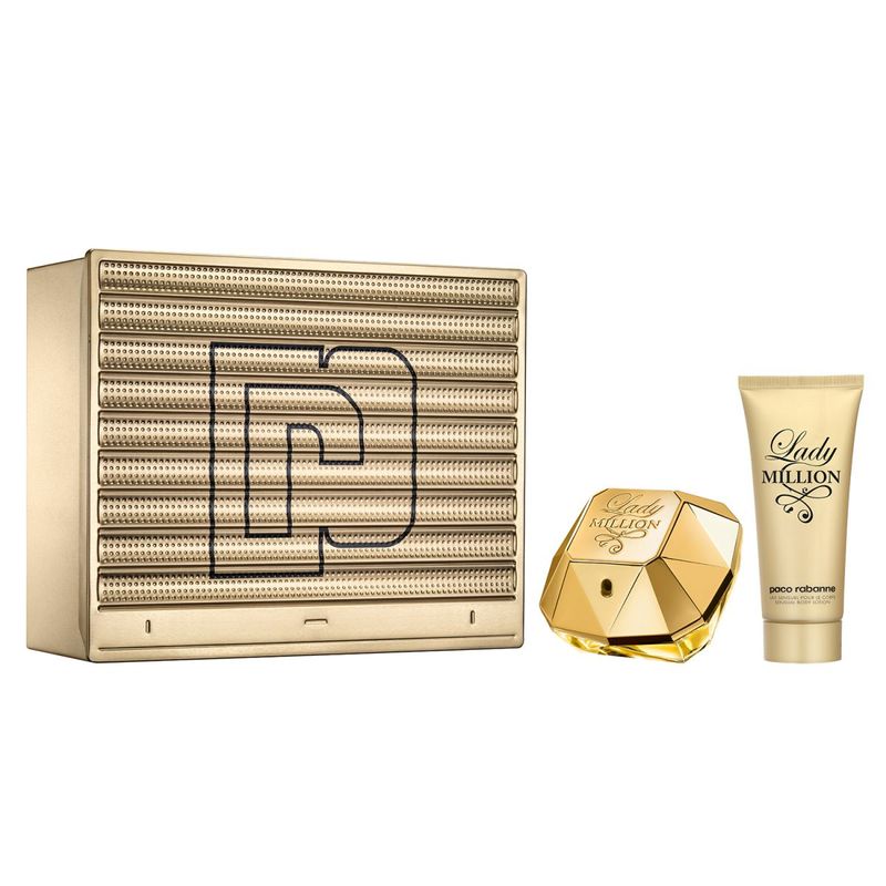 PACO-RABANNE-SET-LADY-MILLON--EDT-80-ML---BODY-LOTION-
