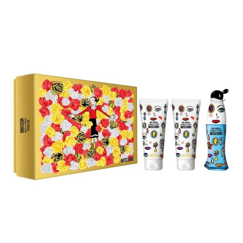 MOSCHINO-SET-CHEAP---CHIC-SO-REAL--EDT-50---SHOWER---BODY-