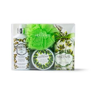 Estuche cristal oliva