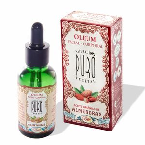 Oleo puro vegetal organico de almendras facial corporal 30ml
