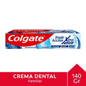 Crema dental triple acción xtra blancura 140 gr