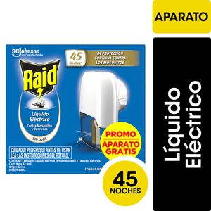 APARATO ELECTRICO 45 NOCHES + LIQUIDO 32.9 ML