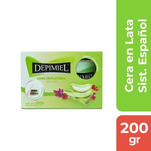 Cera en lata vegetal con estuche 200 gr