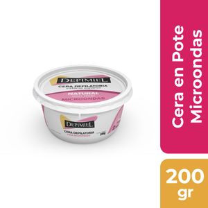 Cera natural en pote para microondas 200 gr