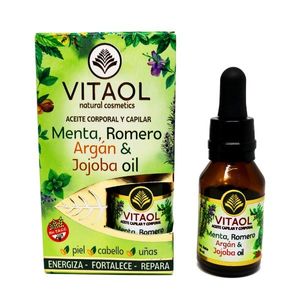 Blend menta romero argan y jojoba oil 20 ml