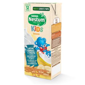 Bebida láctea infantil banana lista para tomar (24 unidades de 180 ml)
