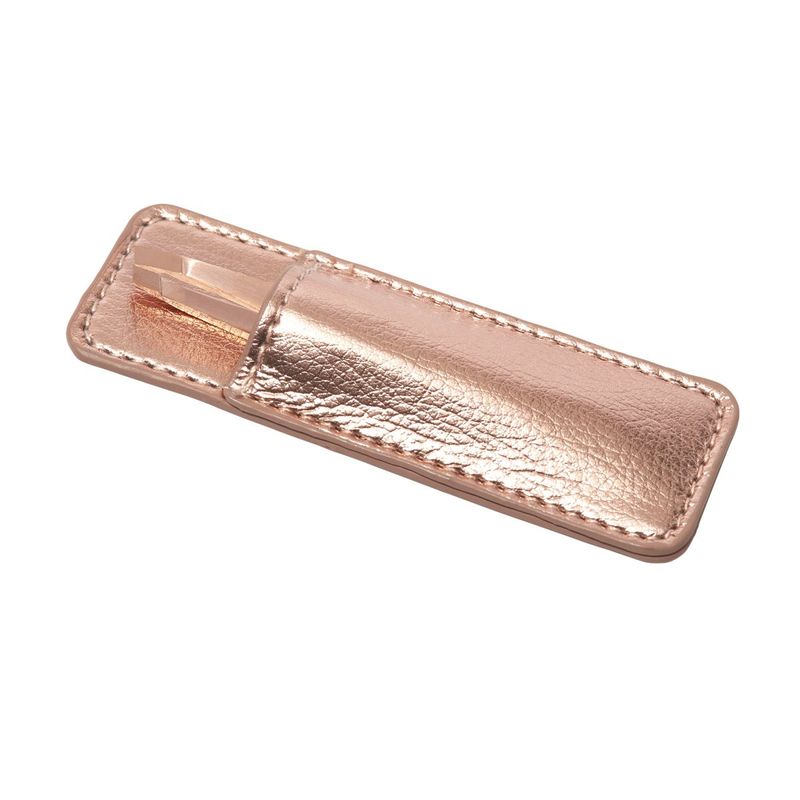 TWEEZERMAN-MINI-PINZA-INCLINADO-EN-ESTUCHE-DE-ORO-ROSA