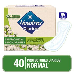 Protectores diarios organico (40 unidades)