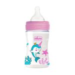 CHICCO-MAMADERA-WELLBEING-COLORS-ROSA-150-ML