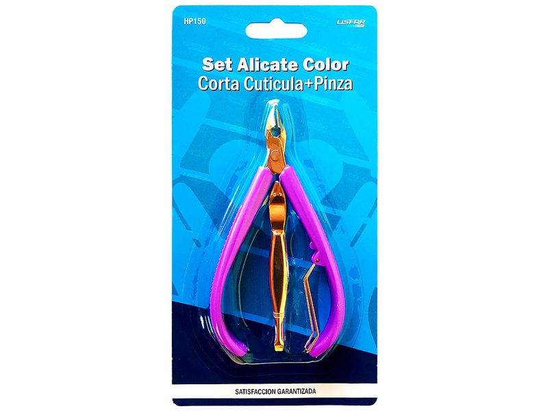 LISFAR-SET-ALICATE-COLOR--CORTA-CUTICULA---PINZA-