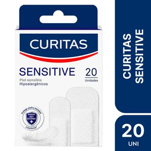 Apósitos adhesivos sensitive todo tipo de piel (20 unidades)