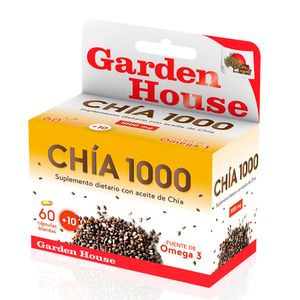 Suplemento dietario chia (60 cápsulas)