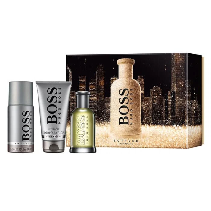 HUGO-BOSS-SET-BOTTLED--EDP-100-ML---SHOWER-GEL---DEO-