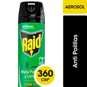 Insecticida en aerosol mata polillas y larvas 360 ml