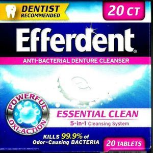 Tabletas limpiadoras dentales (20 tabletas)