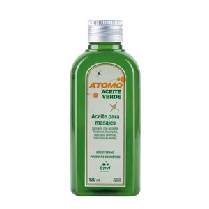 Aceite para masajes verde 120 ml