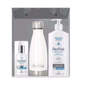 Combo Perpiel Crema Facial + Corporal + Botella Acero