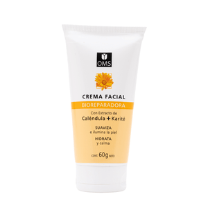 Crema facial bioreparadora con caléndula y karite 60 gr