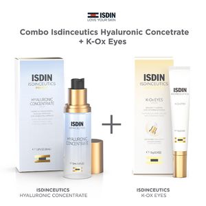 Combo Isdinceutics Hyaluronic Concetrate+ K-Ox Eyes (efecto frio)