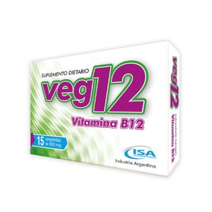 Suplemento dietario con vitamina b12 (15 comprimidos)