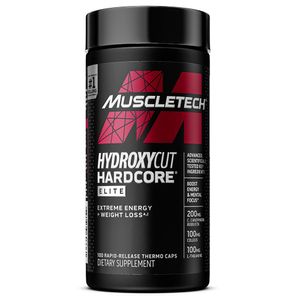 Hydroxycut hardcore elite quemador de grasa (110 cápsulas)