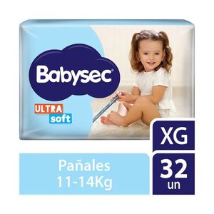 Pañales ultrasoft talle xg (32 unidades)