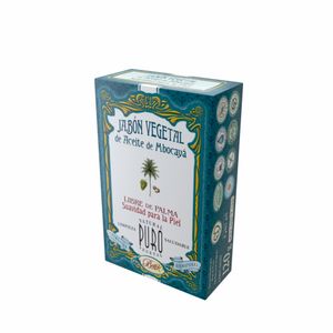 Jabón vegetal de aceite de coco de mbocayá 120 gr