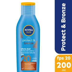 Protector solar protect and bronze fps 20 200 ml