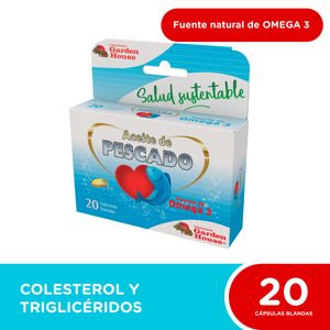 Aceite de pescado (20 cápsulas blandas)