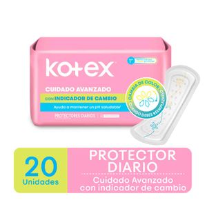 Protector diario  con indicador de cambio (20 unidades)