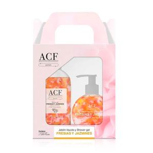 Set petals fresias y jazmines (shower gel + jabon liquido)