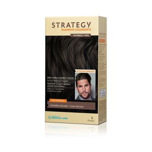Shampoo color castaño oscuro