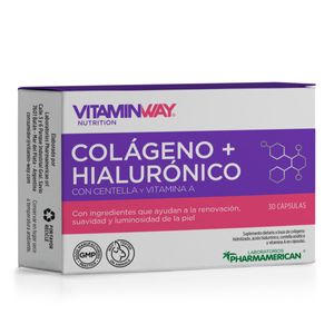 Suplemento dietario colágeno y hialurónico (30 cápsulas)