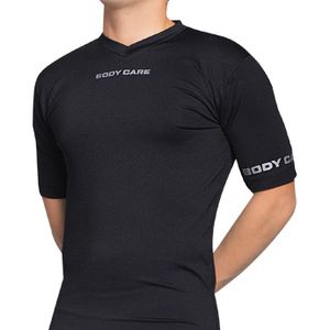 Remera térmica negra manga corta