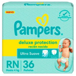 Pañales deluxe protection rn (36 unidades)