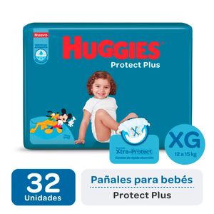 Pañal protect plus xg (32 unidades)