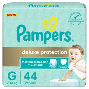Pañales deluxe protection talle G (44 unidades)