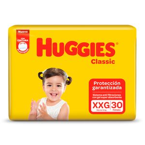 Pañales classic talle xxg (30 unidades)