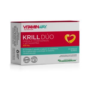 Suplemento nutricional krill dúo (20 cápsulas)