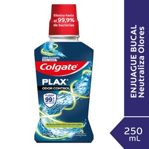 Enjuague bucal plax odor control 250 ml