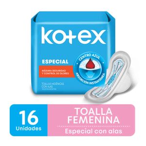 Toalla femenina  especial (16 unidades)