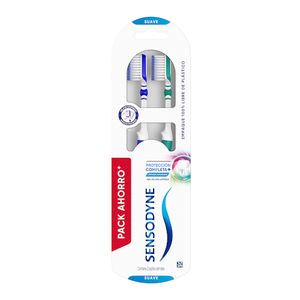 Cepillo dental proteccion completa suave (2 unidades)