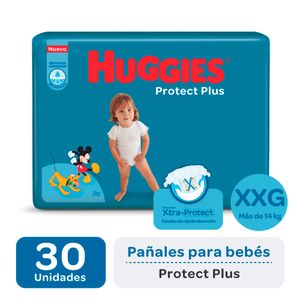 Pañal protect plus xxg (30 unidades)