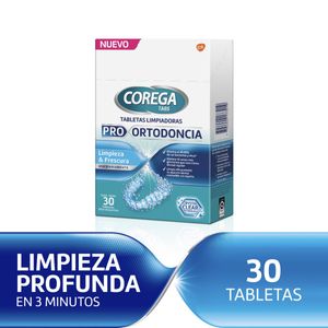 Tabletas limpiadoras pro ortodoncia (30 unidades)