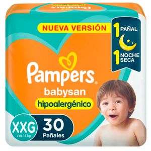 Pañales babysan hipoalergénico talle xxg (30 unidades)