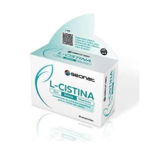L-Cistina brillo fuerza y volumen para el cabello (30 comprimidos)